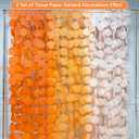 192 Ft Orange Party Decorations Ombre Orange Big Circle Dots Backdrop Streamer Tissue Paper Polka Dots Hanging Garland for Birthday Engagement Wedding Fall Autumn Harvest Thanksgiving Party Supplies