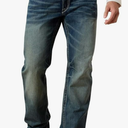 ARIAT Men's M4 Low Rise Boot Cut Jean,  32W x 32L, Color Durango