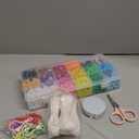 Funtopia Beads for Crafts, Pony Beads Keychain Making Kit, Bead Pets Art Crafts for Kids Beginners, Birthday Party DIY Craft for Girls Boys (1500 Bead, 30 Designs)