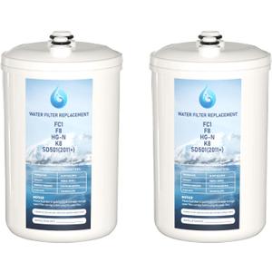 FC1 F8 HG-N Water Filter Replacement Compatible with Enagic Leveluk F8 and HG-N Filters for K8 and SD501 (2011+), JRIV Machine Machines, 2 Pack