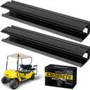 EZGO Golf Cart Windshield Mounting Side Clips, Rectangular Windshield Retaining Clips for EZGO TXT 1995-2013 Gas & Electric, fit 3/4" Side Struts Tube and 3/16" Thick Windshield