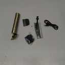 Hair Clippers for Men, Professional Cordless Rechargeable Beard Trimmer Gold Kit with Guide Combs, Vintage Gold