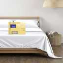 THREAD SPREAD Luxury Egyptian Cotton Sheets King Size - 600 Thread Count Sheets King 4 PC White Luxury Sheets King Size, 16" Deep Pocket, Extra Soft, Cooling Sateen Weave Hotel Luxury Bed Sheets Sets