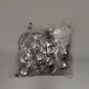 BigOtters 50 Pcs Jingle Bells for Crafting, 1 Inch Craft Bells Bulk for DIY, Home Christmas Decoration, Silver