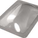 XMK RV Skylight Replacement,18" x 26" Camper RV Skylight Cover Outer Dome Fit Standard 14" x 22" Openings,RV Shower Skylight Replacement Cover for Roof Camper Trailer Fifth Wheel Motorhome,Smoke Gray