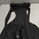 Women's Button Down Peplum Cardigan V Neck Long Sleeve Ribbed Knit Fall Tops, Small