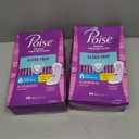 Poise Ultra Thin Incontinence Pads & Postpartum Pads for Bladder Leaks, 4 Drop Moderate Absorbency, Regular Length, 96 Count