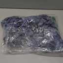 Flojery Silk Hydrangea Heads Artificial Flowers Heads with Stems for Home Wedding Decor,Pack of 10 (Dusty Blue)