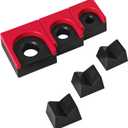 Ratchet Organizer Kit - 3 Pack Set, with Strong Magnets, Ratchet Organizer for Tool Box Drawer, Keep Tools Organized, for Garage, Workshop (Red/Black)