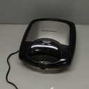 Hamilton Beach Non-Stick Belgian Waffle Maker with Indicator Lights, Makes 4 4" x 5" Mini Waffles, Hashbrowns or Keto Chaffles at Once, Compact Design for Easy Storage, Black & Stainless Steel (26020)