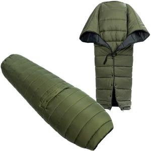 Onewind Hammock Top Quilt with Footbox, Lightweight and Portable Sleeping Quilt Camping Sleeping Bag for Backpacking and Hiking (85"*54" (2.16M*1.37M), Od Green 35f-50f)