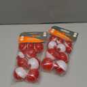 SOUTH BEND 10-Pack Push-Button Red & White Floats, 2 Packs