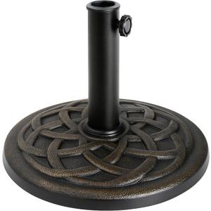 BACKYARD EXPRESSIONS PATIO HOME GARDEN 911554 21 Pound Umbrella Base, Bronze