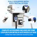 NEW DEF Pump - 110 Volt,Diesel Exhaust Fluid DEF Pump, Pump Kit for DEF, DEF Pump with Totes, Drums, And Wall Mounts, Includes DEF Pump,Flow Meter,Coupler,SS Auto Nozzle,20' Hose