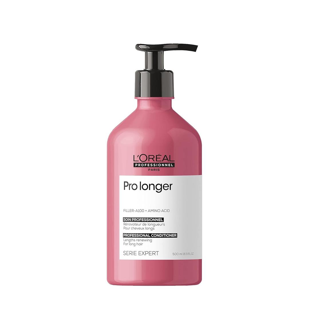 L'Oral Professionnel Paris Pro Longer Thickening Conditioner - Reduces Breakage & Appearance of Split Ends For Thin & Fine Hair Types, Adds Volume & Shine