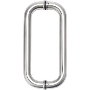 Alise Shower Door Handle,Sliding Shower Glass Door Pull,Tubular Back to Back Handle Bar for Shower Bathroom Doors,10-Inch SUS304 Stainless Steel Shower Hardware Replacement Parts,Brushed Nickel