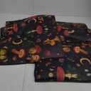 Mushroom Rug Kitchen Mats for Floor Cushioned Anti Fatigue Kitchen Rugs Sets of 2, Non Slip Waterproof Black Kitchen Floor Mat, Comfort Memory Foam Standing Mat for Office Laundry Sink Desk (46''Lx17''W+29''Lx17''W-0.4''H)