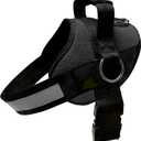 Joyride Basic Essential Dog Harness 1.0 - Small, Medium, Large Dogs, No-Pull Pet Vest with 3 Side Rings for Leash Placement, Adjustable for Training (Black Onyx, XS)