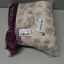 jinchan Amlie Linen Floral Curtains 96 inch Length Curtains for Living Room Bedroom Farmhouse Country Decor Drapes Light Filtering Window Treatment Back Tab Rod Pocket 2 Panels Taupe