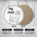 Welcome Decor Sign, Farmhouse Welcome Sign for Home Front Door Porch Patio, Sunflower Welcome Home Decor for Outside, Housewarming Hanging Decorations, Wooden Hanging Wall Decor, Hey Dood