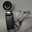 SHEWIND Portable Handheld Fan with Ice Cooling - 5 Gear High Speed Personal Turbo Fan Rechargeable, Up to 13 Hrs, Mini Hand Fans for Travel Essentials, Beach Vacation, Gifts for Women, Men (Black)