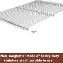 Grill Grates for Weber Spirit 300 & Spirit II GS4 300 Series, Stainless Steel Grates Replacement for Weber Spirit 310 E310 Grill Parts 7639 Spirit 700 Genesis Silver/Gold/Platinum B & C, 1000-3500