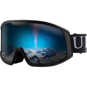 Ukoly Ski/Snowboard Goggles for Men Women, Snow Goggles HD Lens Anti-Fog Coating OTG Design UV400 Protection Windproof