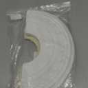 Uenhoy Split Lighting Ceiling Medallions for Light Fixtures and Ceiling Fans, 12" OD x 4" ID Round Ceiling Cover Plate, PU Ceiling Fan Medallion, White