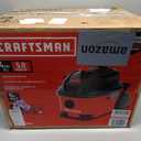 Craftsman CMXEVBE17040 4 Gallon 5.0 Peak HP Wet Dry Vac, Portable Shop Vacuum Wet and Dry with Filter, Hose and Attachments for Home and Automotive Cleaning