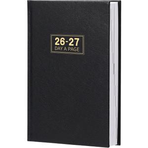 Daily Planner 2026-2027 - Daily Planner 2026-2027 One Page Per Day, Full Page Per Day, Jul 2026-Jun 2027, 5.8" x 8.4", Agenda for 365 Days (New, Black)