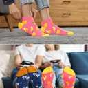 Vabean 36 Pairs Funny Men's Dress Socks Men's Novelty Crew Socks Cotton Dress Bulk Colorful Dress Set for Women Men