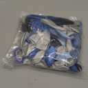 Navy Blue and Silver Balloons, 12 Inch Dark Midnight Blue Metallic Silver Latex Balloons Set for Boys Baby Shower Men Birthday 2026 Graduation Fathers Day Anniversary Denim Party Decorations