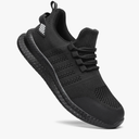 Steel Toe Shoes for Men and Women Comfortable Lightweight Work Safety Shoes Puncture Proof Slip Resistant Indestructible Sneakers Construction Work Utility, Size 10.5