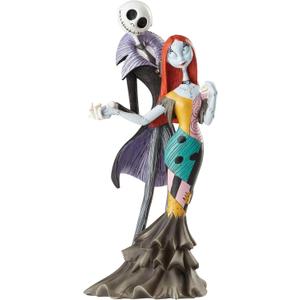 Enesco Disney Showcase Couture de Force Nightmare Before Christmas Jack and Sally Deluxe Figurine, 8.74 Inch, Multicolor