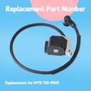 753-11140 Ignition Coil Replacement for Troy-Bilt TB51BP for Craftsman BP510 for Craftsman 41AR51BP793 Backpack Blower Ignition Part