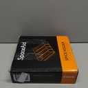 SpaceAid Bamboo Pull Out Spice Rack Organizer for Cabinet, Heavy Duty Slide Out Seasoning Kitchen Pantry Sliding Vertical Organization, 10.1" Wide, 4 Drawers(2" Wide), 1-Tier, Natural