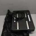 YDY+YQY 6-Wheel Heavy Duty Foldable Dolly Luggage Cart & Hand Truck, Portable Lightweight Trolley with 2 Elastic Ropes, Car Seat Dolly for Airport Travel