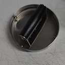 Guga Foods- Adjustable Burger Press, Stainless Steel Hamburger and Smashed Burger Press, Patty Maker for Grilling and Griddle, 3 Size Patties, Wooden Handle