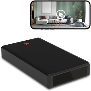 HiSpyCam Portable Charger Camera - Full HD 1080p WiFi Camera - Wireless Nanny Cam - Indoor/Outdoor Use - Local/Cloud Storage