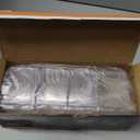 Clear Seasoning Box, 4 Pieces Seasoning Rack Spice Pots, Storage Container Condiment Jars Acrylic Seasoning Box with Covers and Spoons for Spice, Sugar, Salt, Sugar, Cardamon, Cinnamon