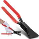 Hand Seamers Metal Sheet Metal Bender Tool, 2.4 Inch Steel Metal Bending and Flattering Pliers,Straight/45/90 Sheet Metal Tools Set(TD110)