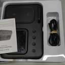 IHAO 5in1 Multi Functional Wireless Charging Station with Digital Clock 15W Fast Charge Night Light Temperature Display Wireless Charger for All Qi Phone and TWS Headphone Compliant with Apple Watch