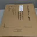 Floor Lamp with Remote Control,Bright Floor Lamps for Living Room/Bedroom/Office, Stepless Adjustable 3000K-6000K Colors and 10-100% Brightness,Standing Light with Foot Switch (Black)