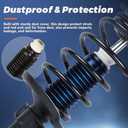 KUIPERAUTO Front Struts Kit Sway Bars Links Assembly Compatible for 2012-2017 Toyota Camry SE 2.5L L4 Struts w/Coil Spring 2 Sway Bars 1333375L 1333375R K750123