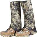 UIIHUNT Hunting Gaiters Leg Gaiters: High-Performance Hunting Boot Gaiters, Waterproof Hiking Gaiters with Upgraded Rubber (Medium)