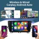 Car Stereo Radio for Toyota Prius 2010 2011 2012 2013 2014 2015 Radio Replacement 9 inch Touch Screen Wireless CarPlay & Android Auto GPS Navigation Bluetooth 5.0 WiFi DSP SWC FM/AM/RDS Backup Camera