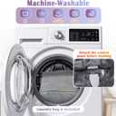 Wearable Heated Blanket Heated Shawl, Electric Throw Blanket with Zipper Design, Hood, Heated Hoodie Blanket with 8 Heat Levels, 1-10H Auto-Off Time Settings, Gift for Family, Friends, 60 * 50"