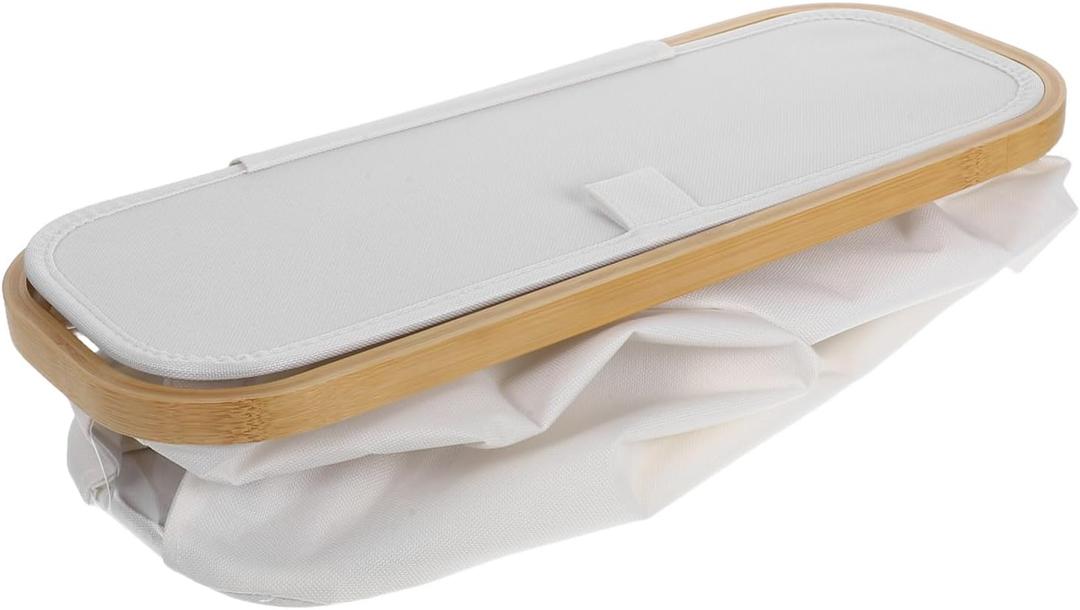 Mobestech Toilet Paper Organizer: Minimalist Toilet Paper Basket with Protective Lid Collapsible Tissue Holder for Bathroom and Home Organization