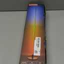 luckystyle Smart RGB+IC Corner Floor Lamp,Bright LED Tall Modern Floor Lamp with APP and Remote,Ambient Lighting Color Changing Standing Lamps with Music Mode and Timing for Living Room,Bedroom,Party (Black)