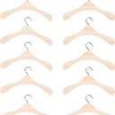 Toddmomy 20Pcs Wooden Doll Clothes Hangers Mini Doll Hangers Mini for Miniature Accessories (12cm)
